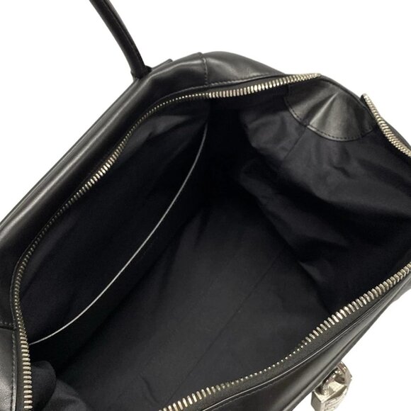 GIVENCHY Medium Antigona soft lock bag 001 Black Leather 691-060325 - Picture 13 of 14